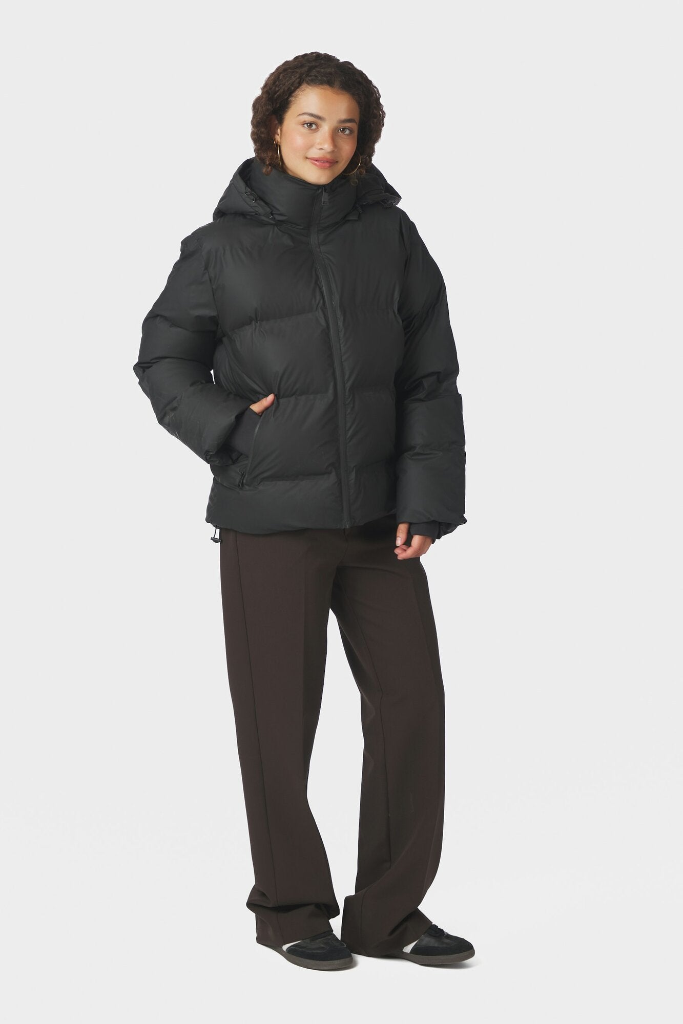 Fox Puffer dunjakke - Sort